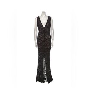 Alice Olivia Lace pattern long dress xs